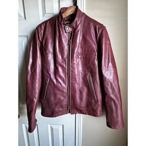 Fidelity Leathers - 1970's Racer Jacket & Fur Vest 42 Long - Bomber